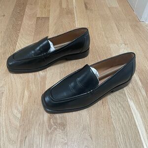 Madewell The Bennie Loafer in Leather Black Size 9